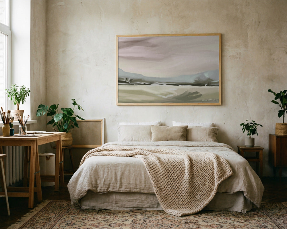 Serene Pastel Landscape II