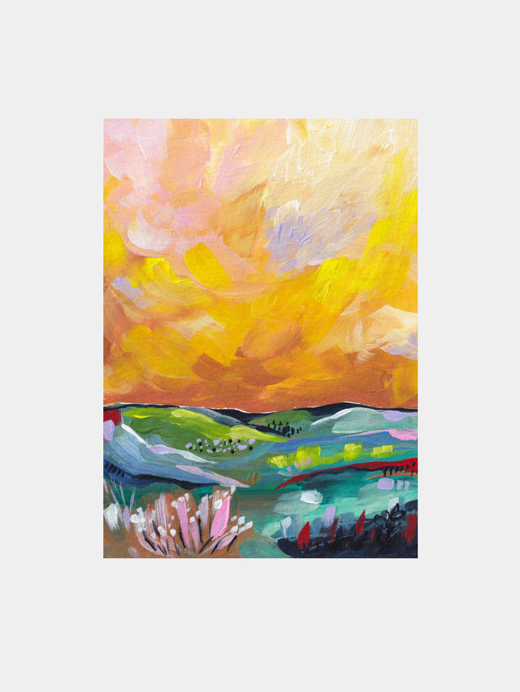 Vibrant Sunset Landscape