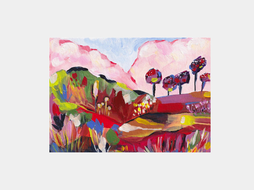Vibrant Fantasy Landscape