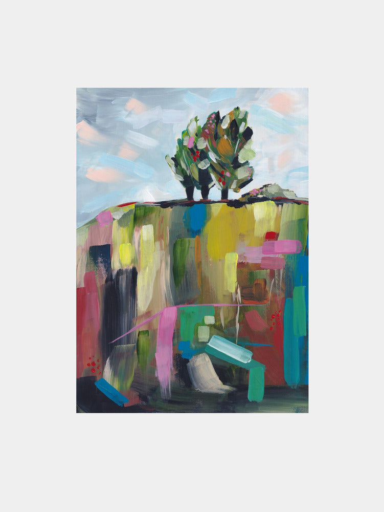 Vibrant Hillside Trees