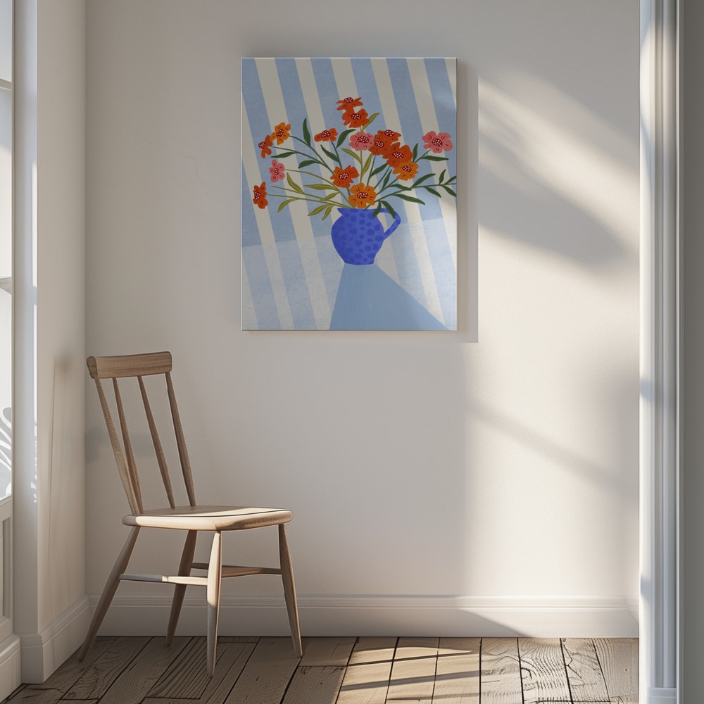 Cheerful Floral Pitcher