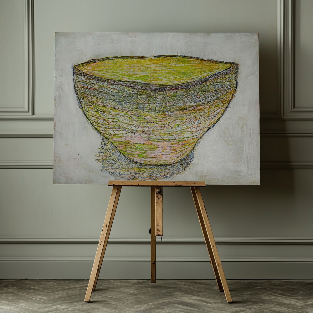 Abstract Woven Bowl