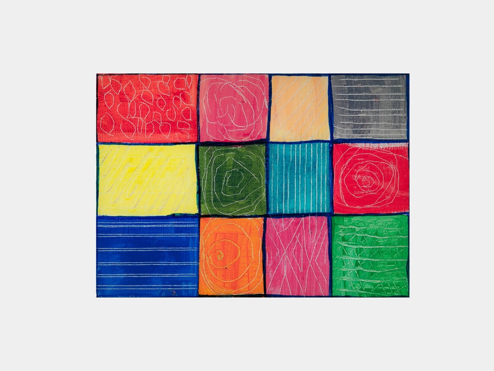 Colorful Pattern Grid