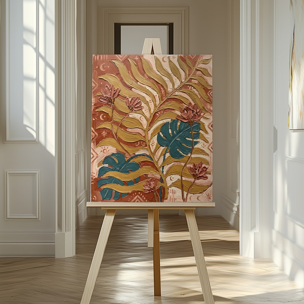 Boho Tropical Leaves