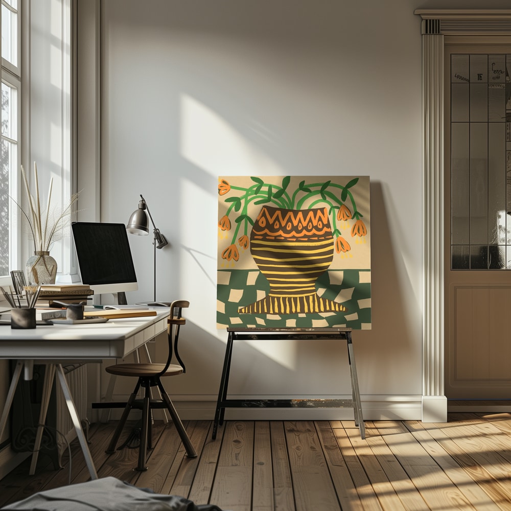 Bohemian Floral Vase