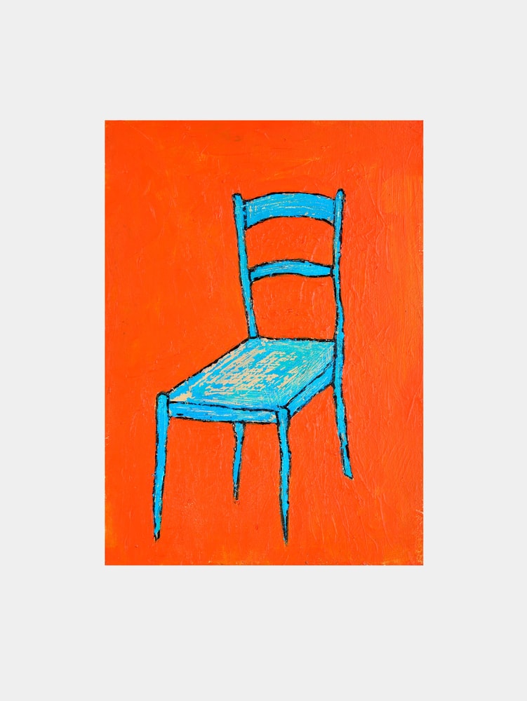 Vibrant Blue Chair