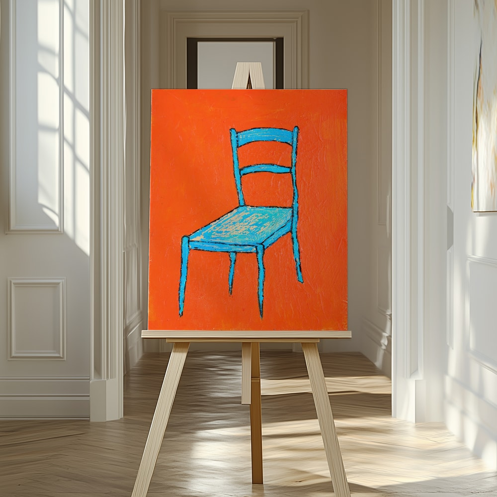 Vibrant Blue Chair