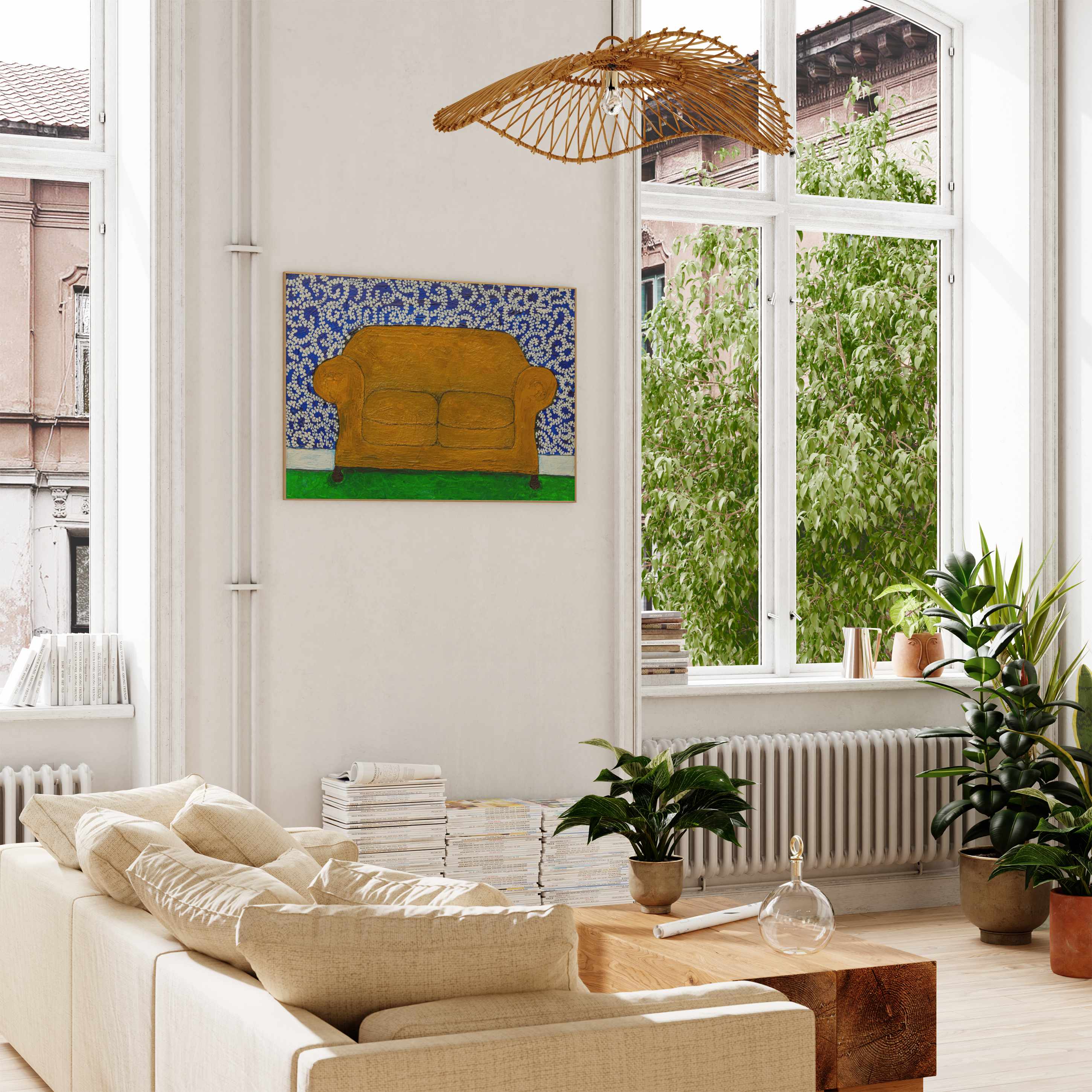 Cozy Living Room Sofa