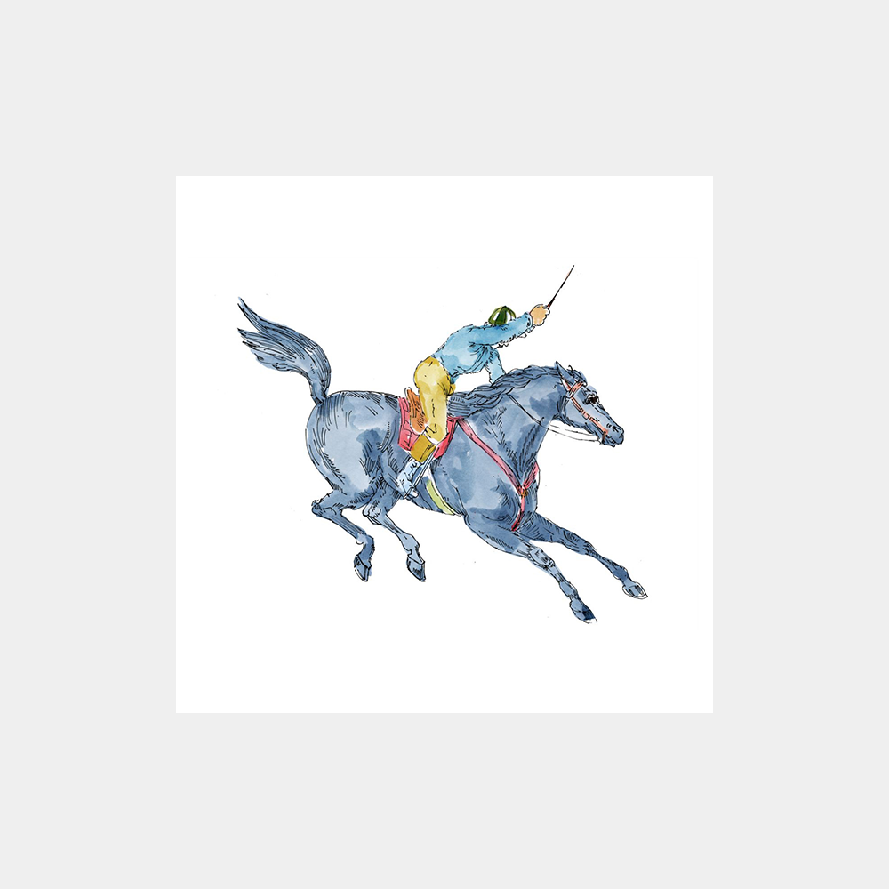 Equestrian Quasim Art Print
