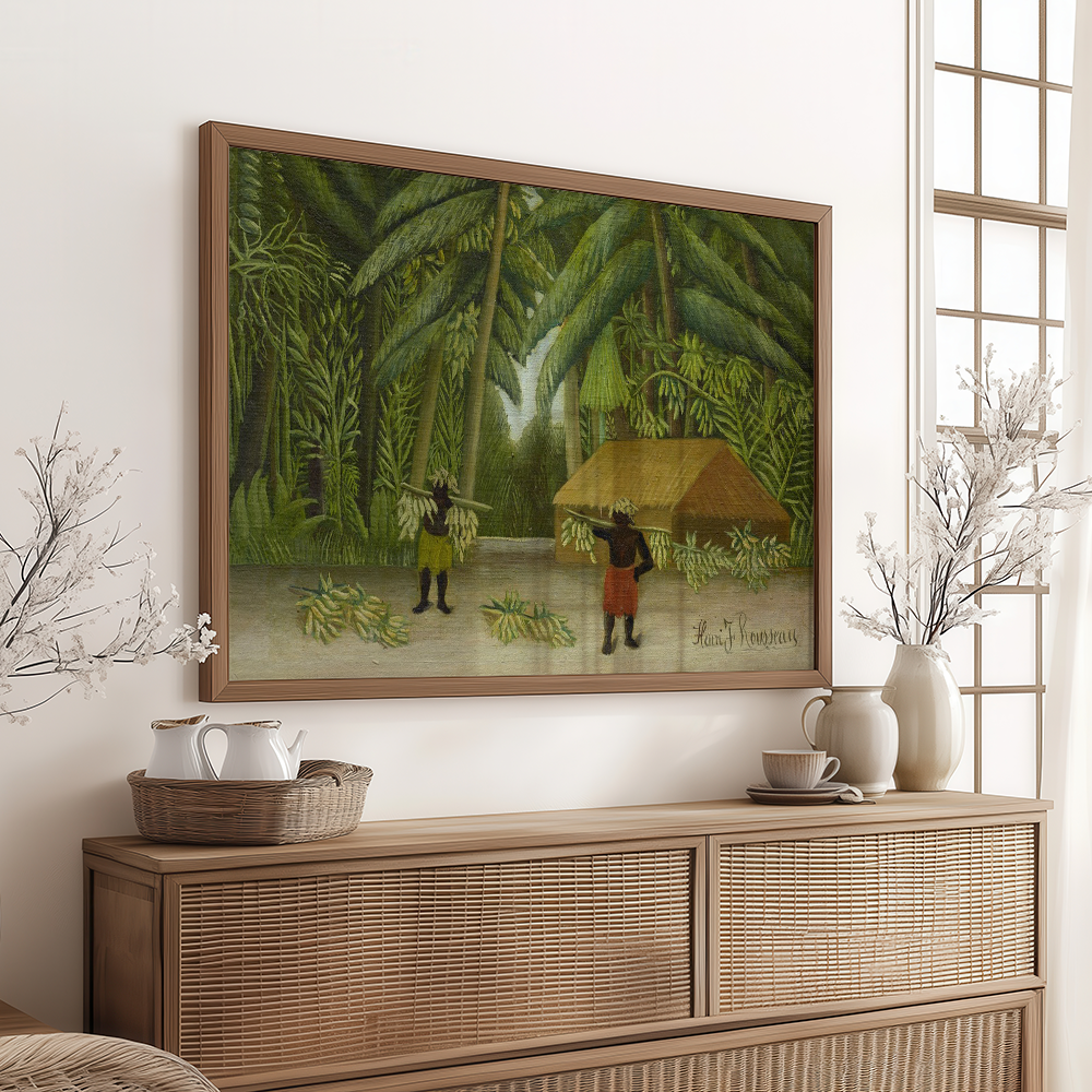 Henri Rousseau "Banana Harvest (1907–10)" Art Print