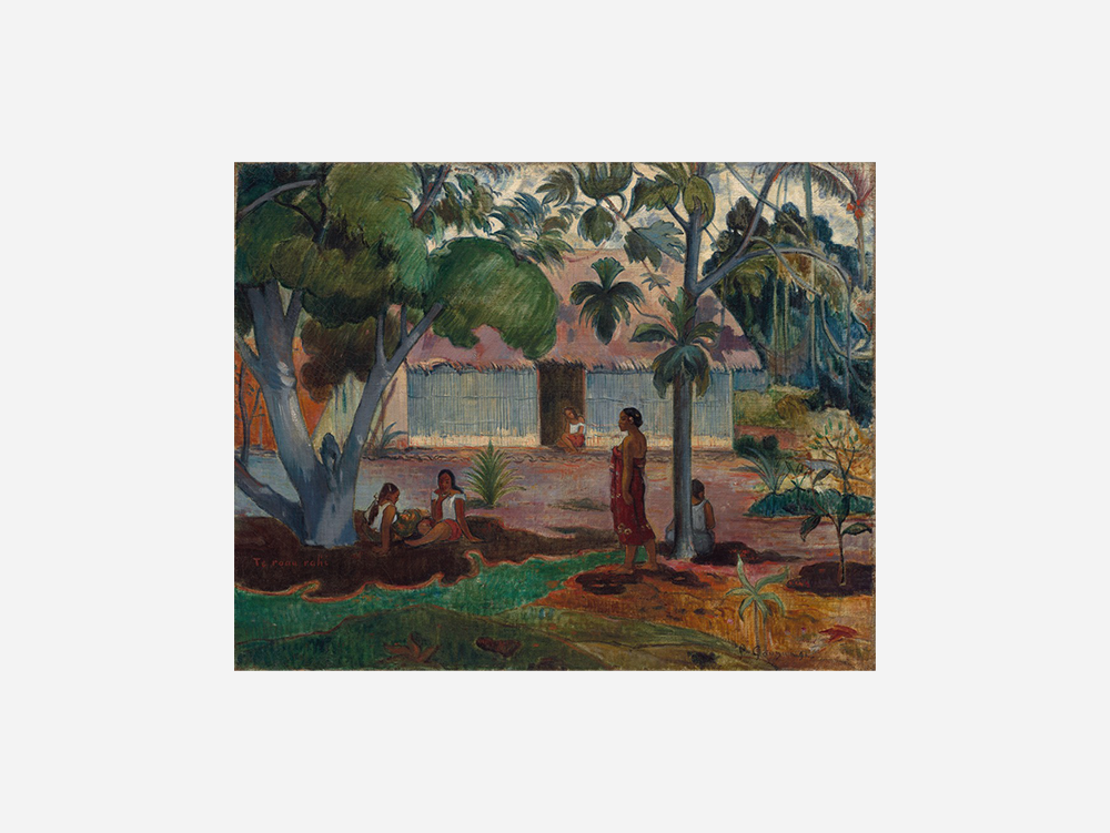 Paul Gauguin: "The Large Tree (1891)" Art Print