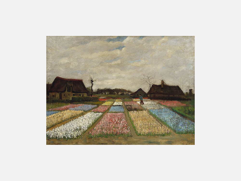 Van Gogh "Flower beds in Holland 1883" Art Print