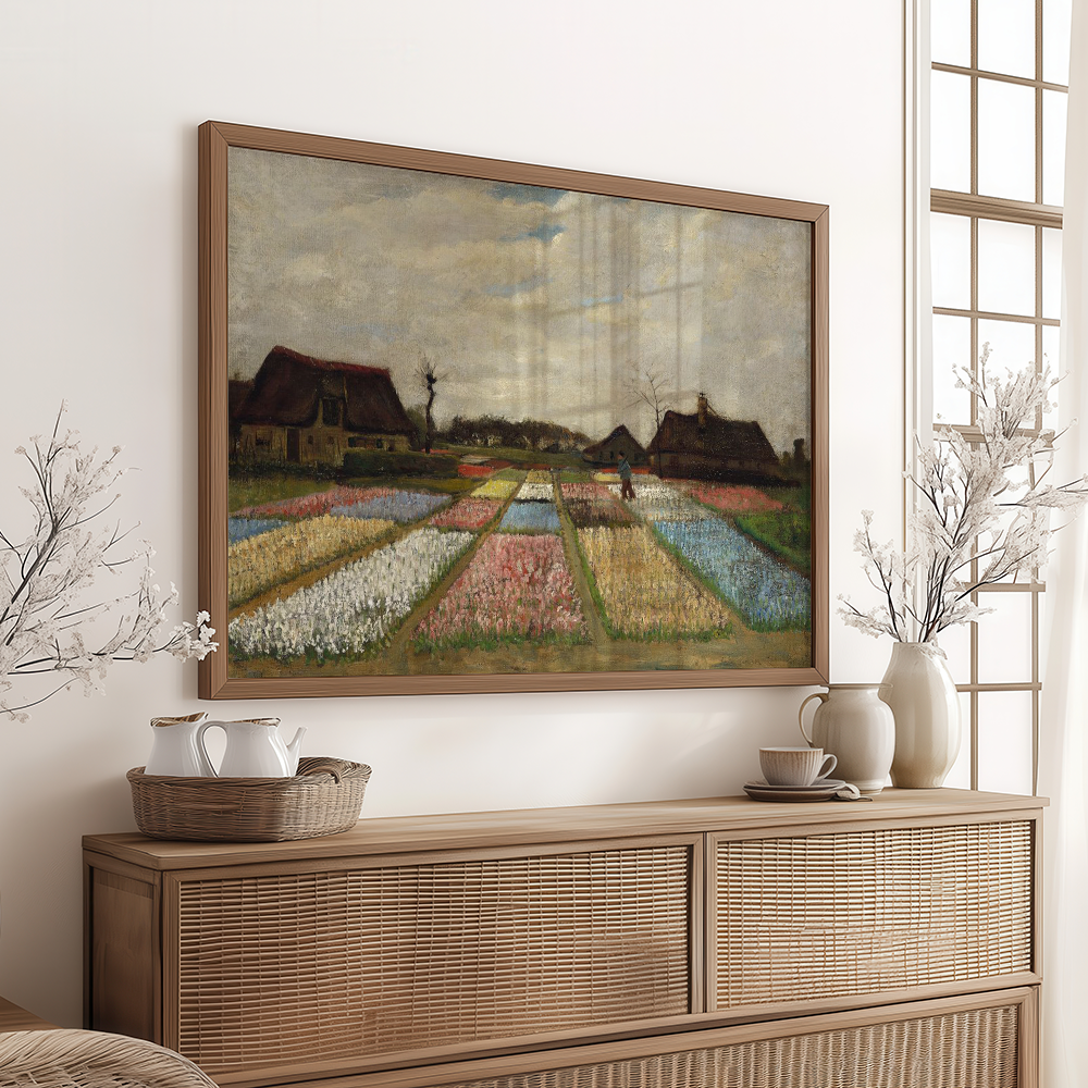 Van Gogh "Flower beds in Holland 1883" Art Print