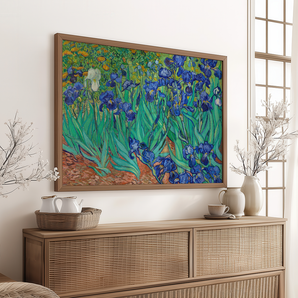 Van Gogh "Irises (1889)" Art Print