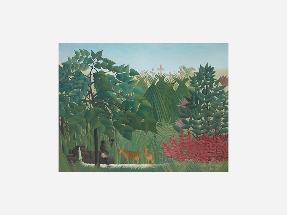 Henri Rousseau "The waterfall"  Art Print