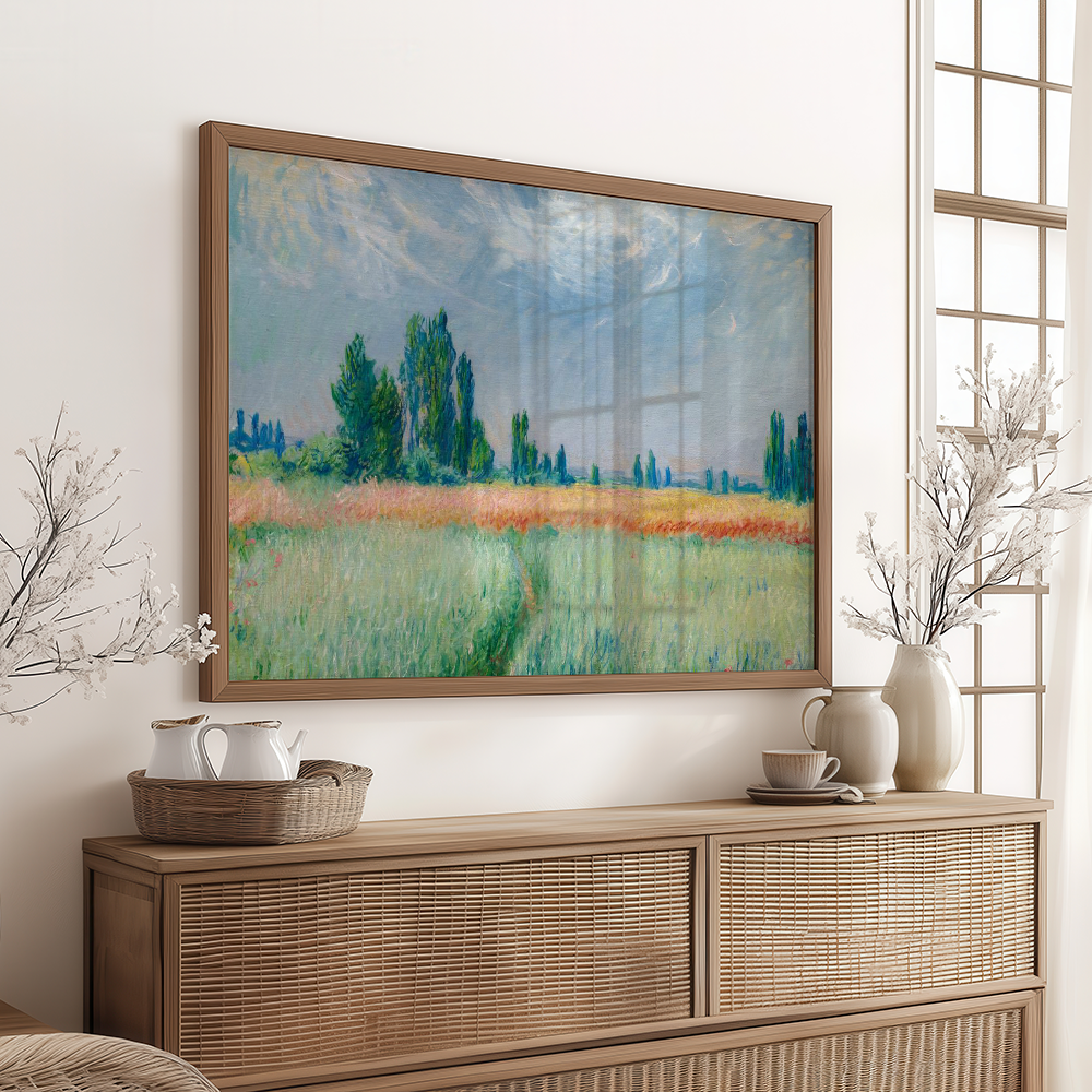 Monet: "Champ De Blé (1881)" Art Print