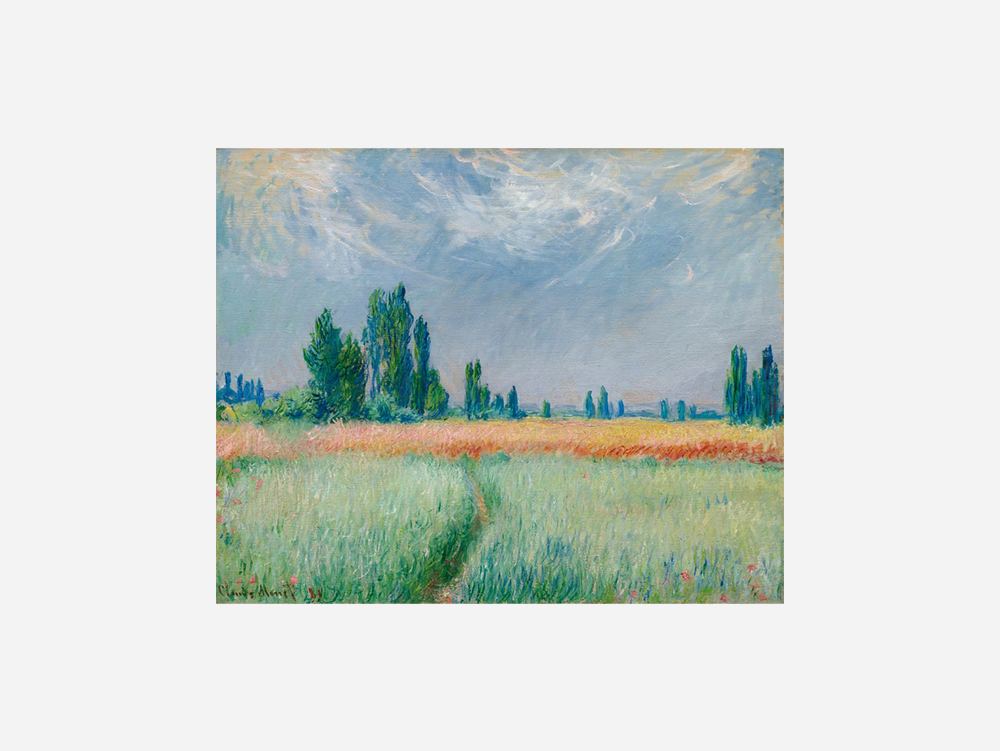Monet: "Champ De Blé (1881)" Art Print