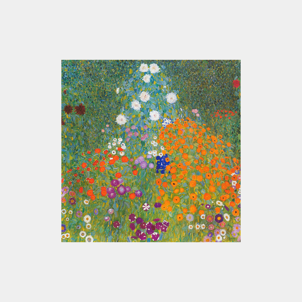 Gustav Klimt: "Cottage Garden (1905-1907)" Art Print