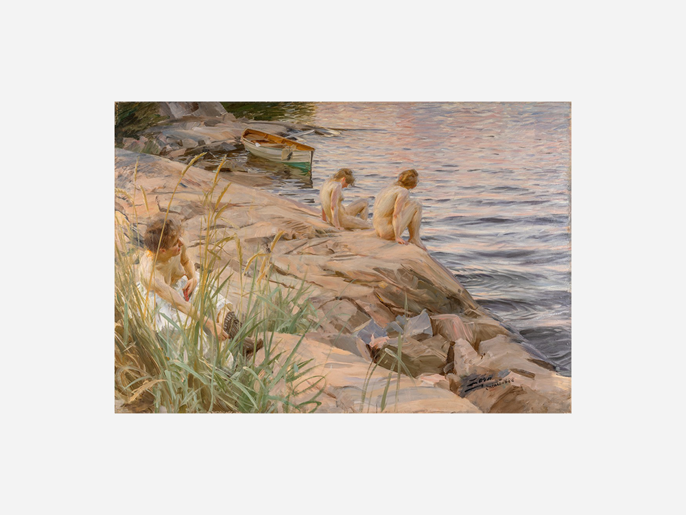 Anders Zorn: "Outdoors (1888)" Art Print