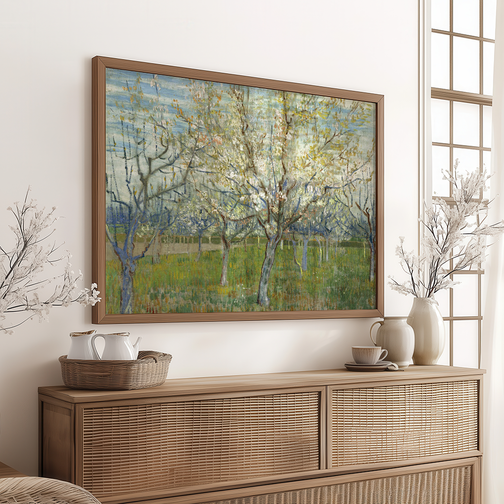 Van Gogh "The Pink Orchard" Art Print