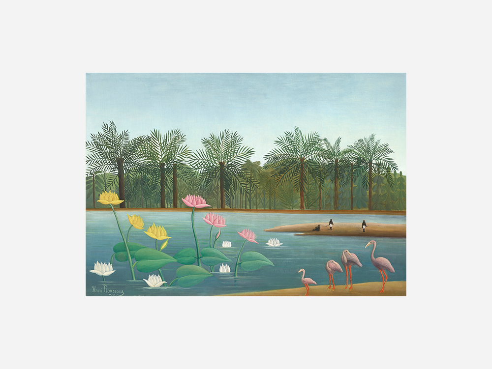 Henri Rousseau "Les Flamants (1910)"  Art Print