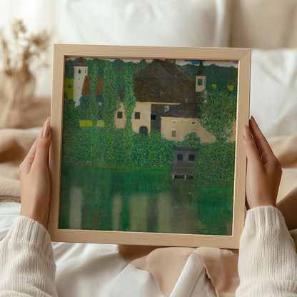 Gustav Klimt: "Water Castle (1908-1909)" Art Print