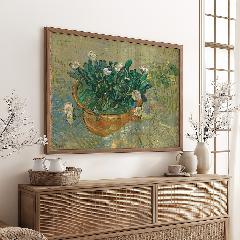 Van Gogh " Daisies, Arles (1888)" Art Print