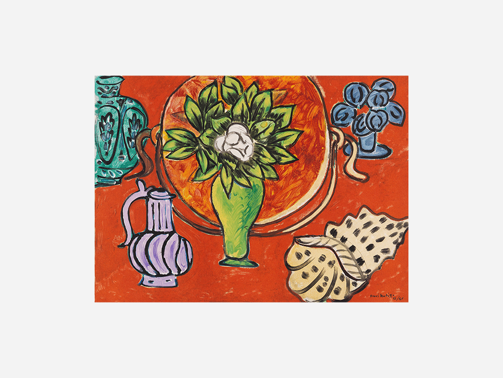 Matisse:  "Nature morte au Magnolia (1950)" Art Print