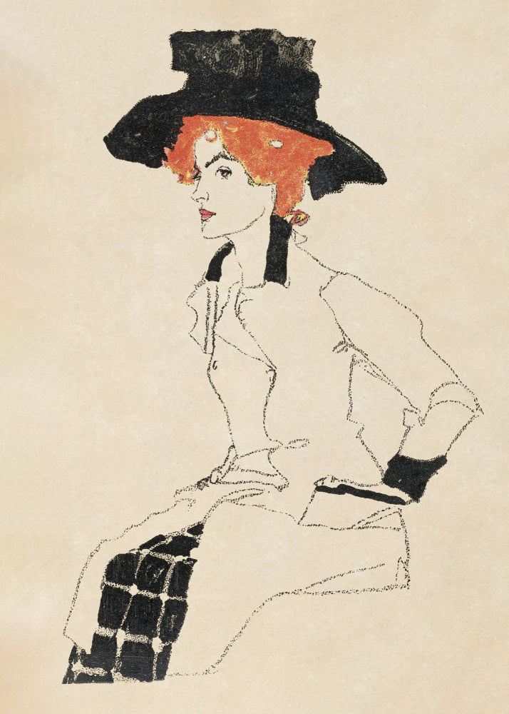 Egon Schiele "Portrait of a Woman 1910"