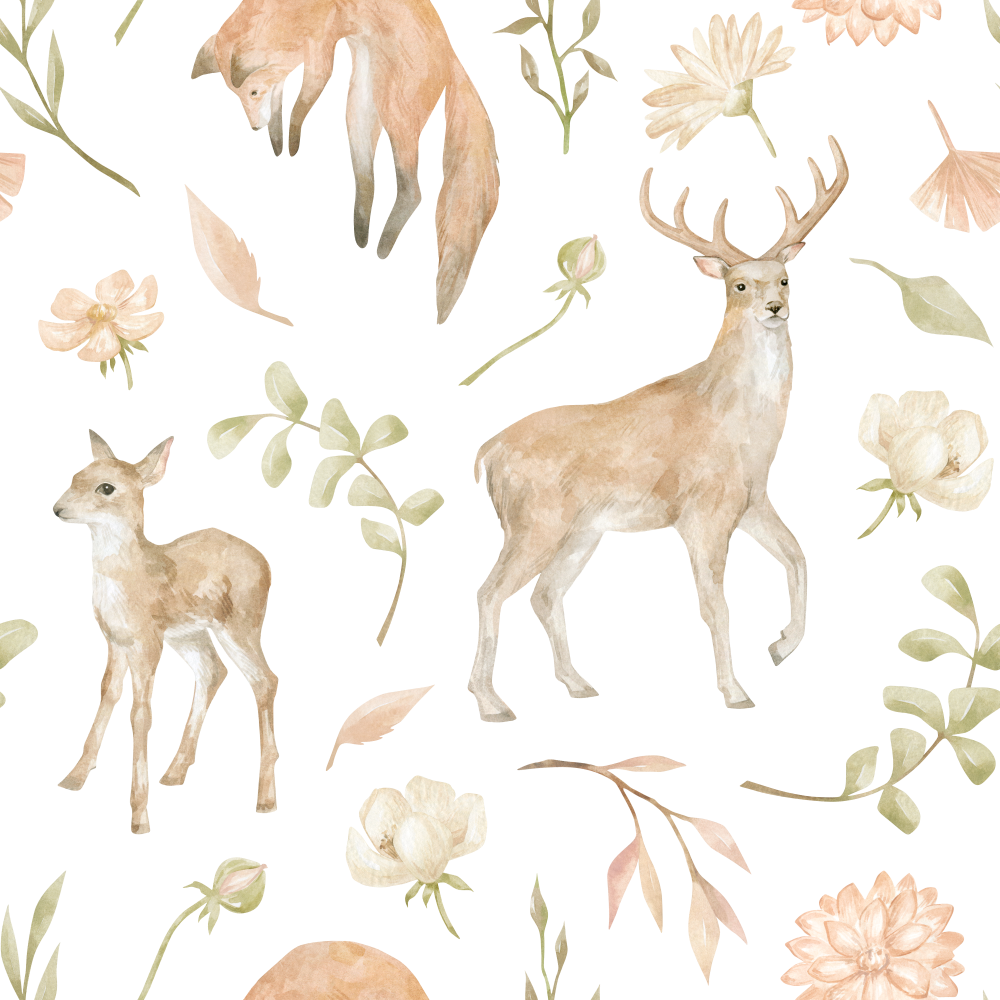 Woodland Friends Wallpaper