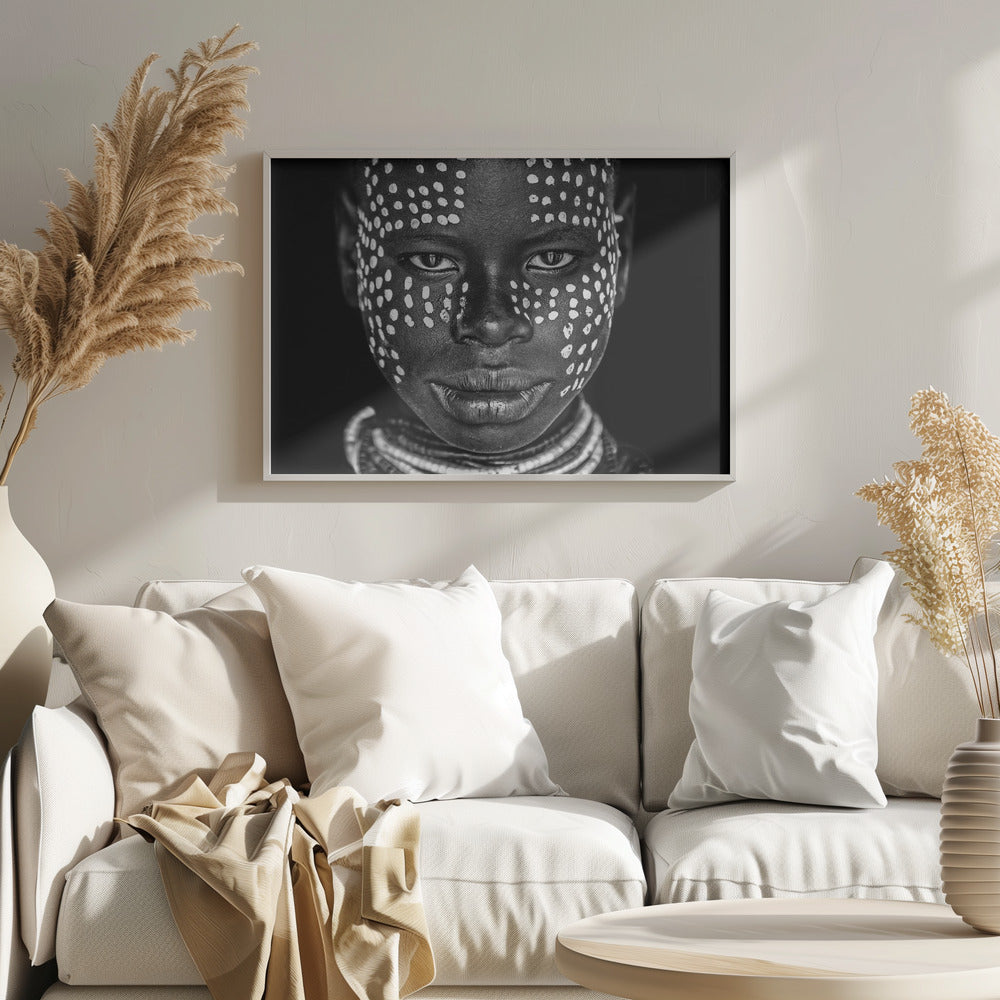 Karo girl Art Print