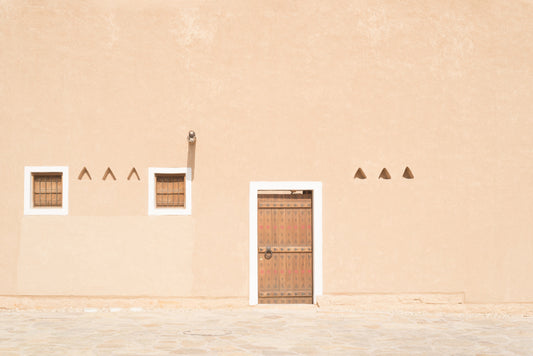 Arabian door and windows Art Print