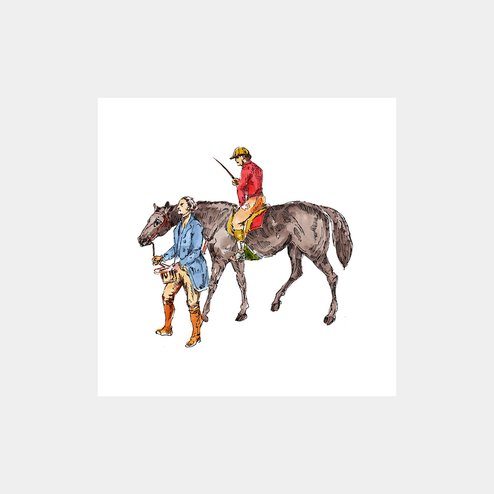 Equestrian Just Jade Art Print