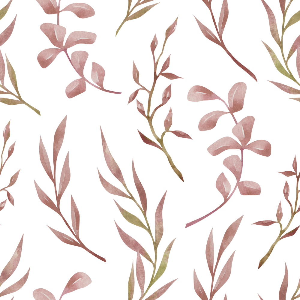 Lilac Floral Wallpaper