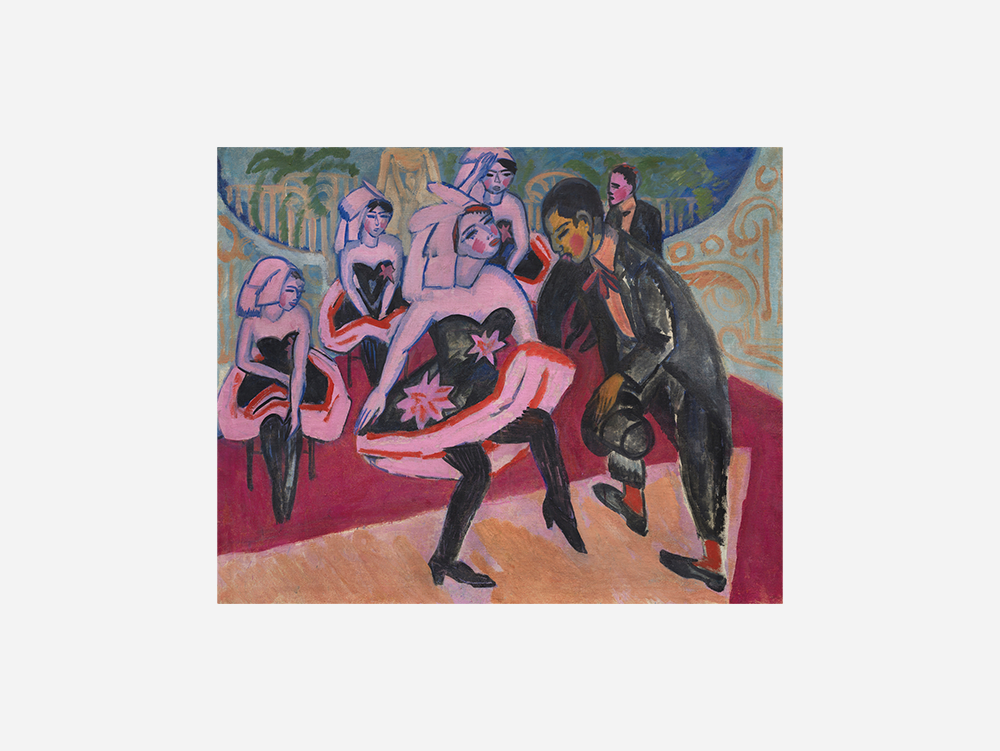 Ernst Ludwig Kirchner "Tanz im Varieté (1911)" Art Print