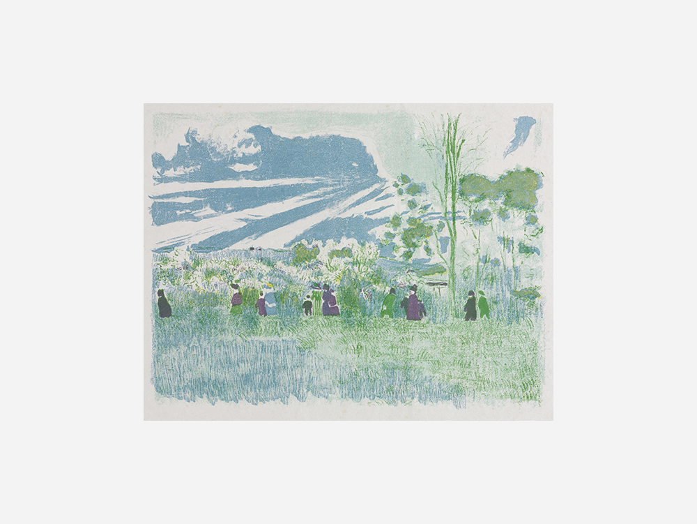 Édouard Vuillard "Across the Fields (1899)" Art Print