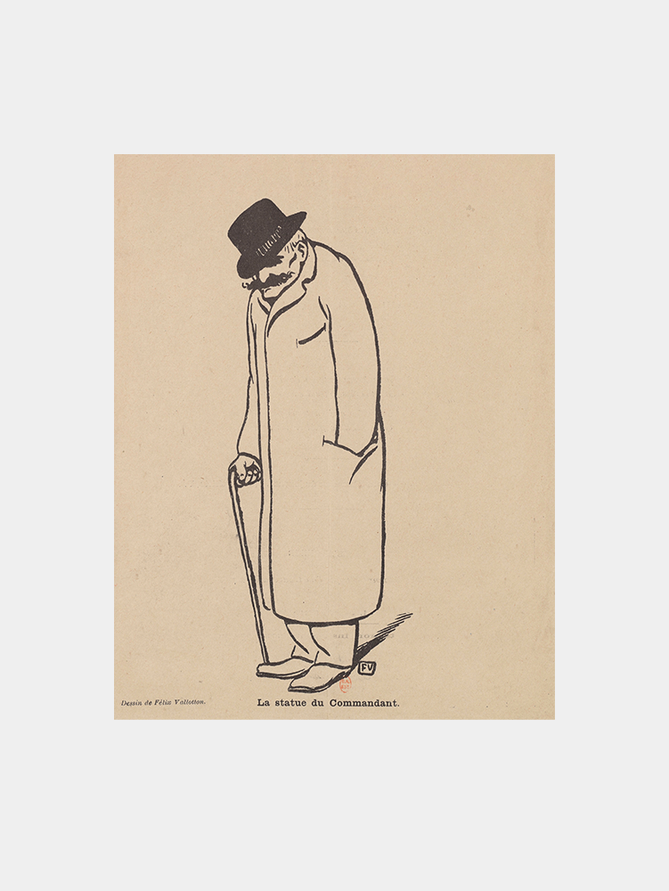 Félix Vallotton: "La Statue du Commandant (1899)" Art Print