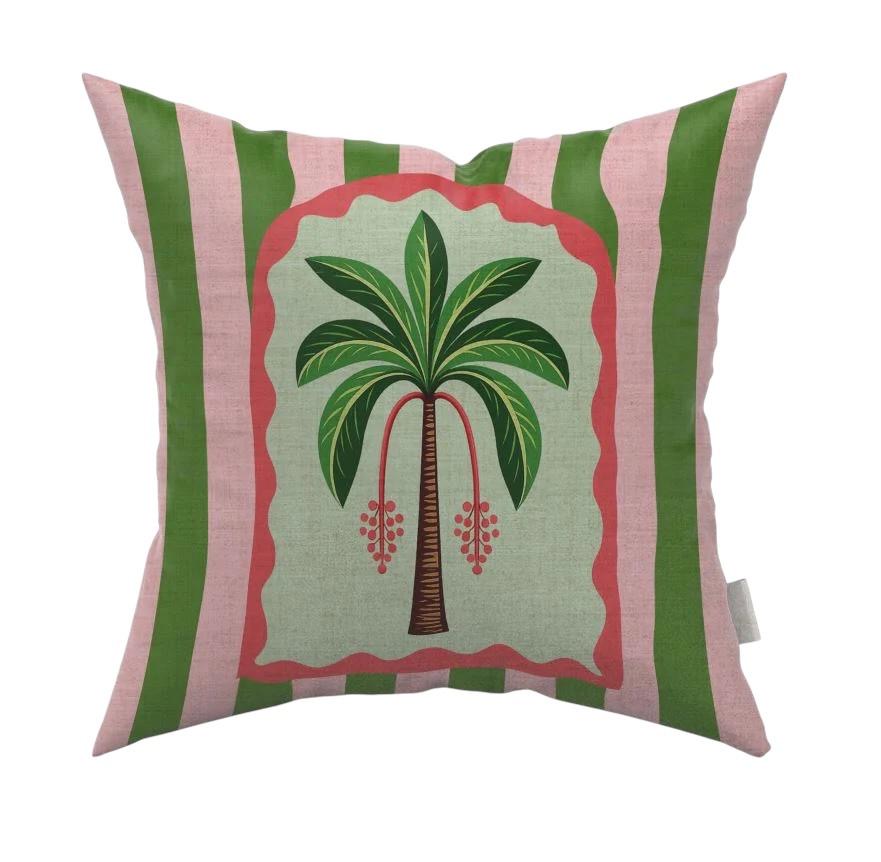 Mirage Palm Green Scatter Cushion Cover