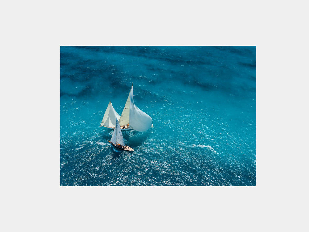 Croisement bleu Art Print