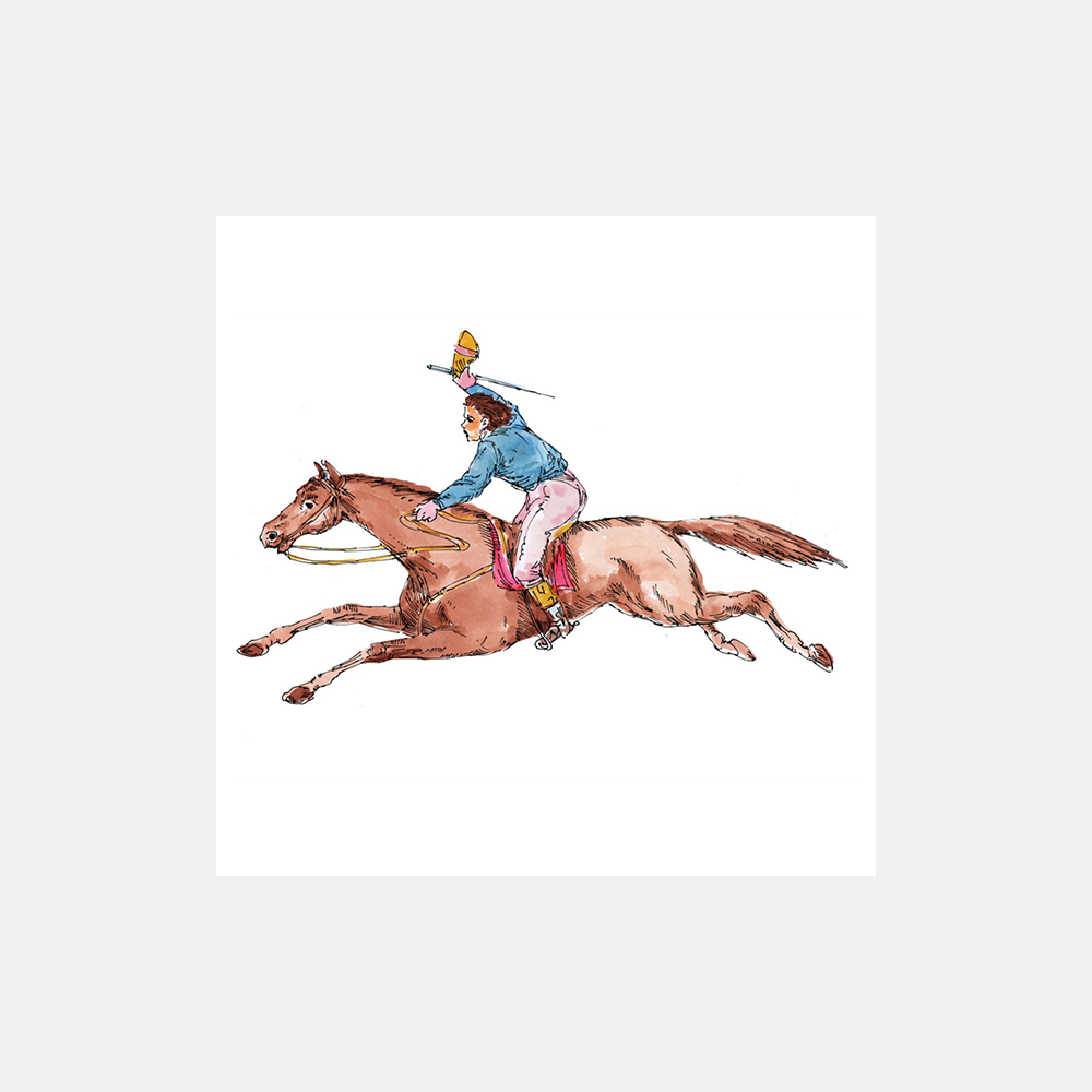 Equestrian Mac Art Print