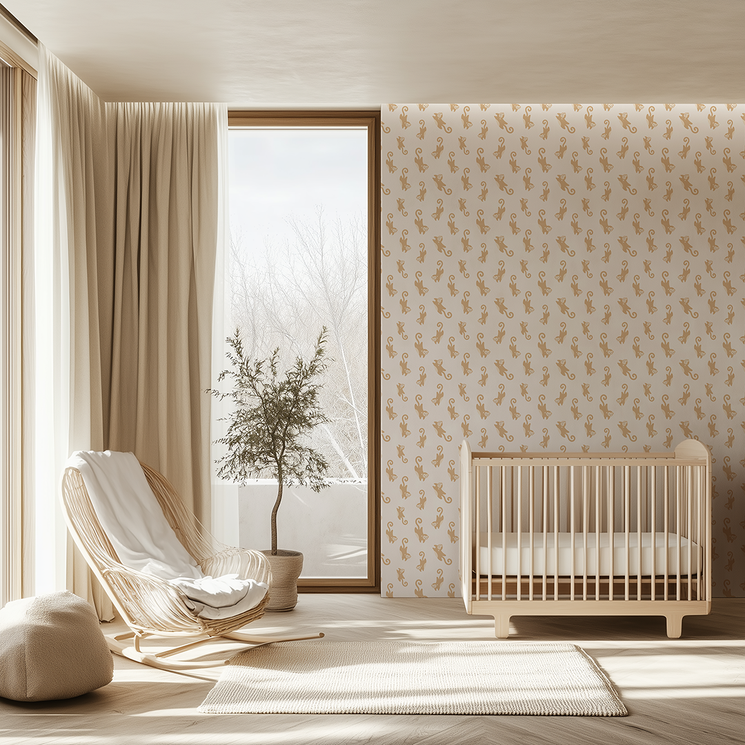 Cheeky Money Beige Wallpaper