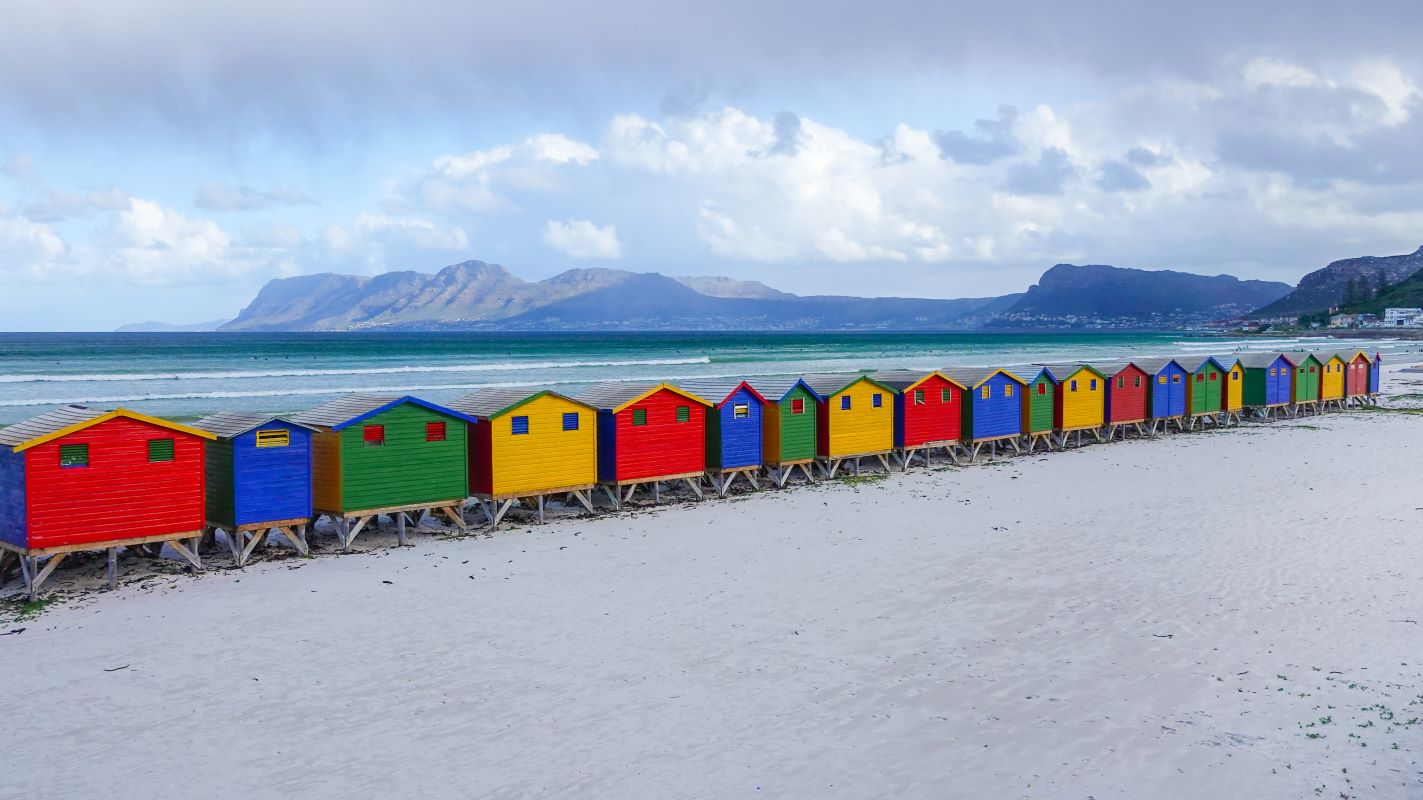 Muizenberg South Africa Rainbow