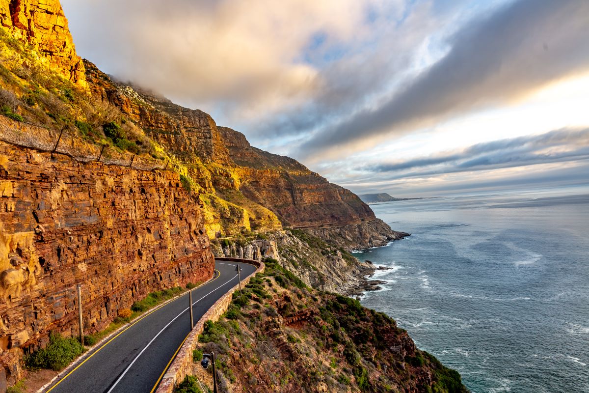 Chapman's Peak Drive in Cape Town, South Africa