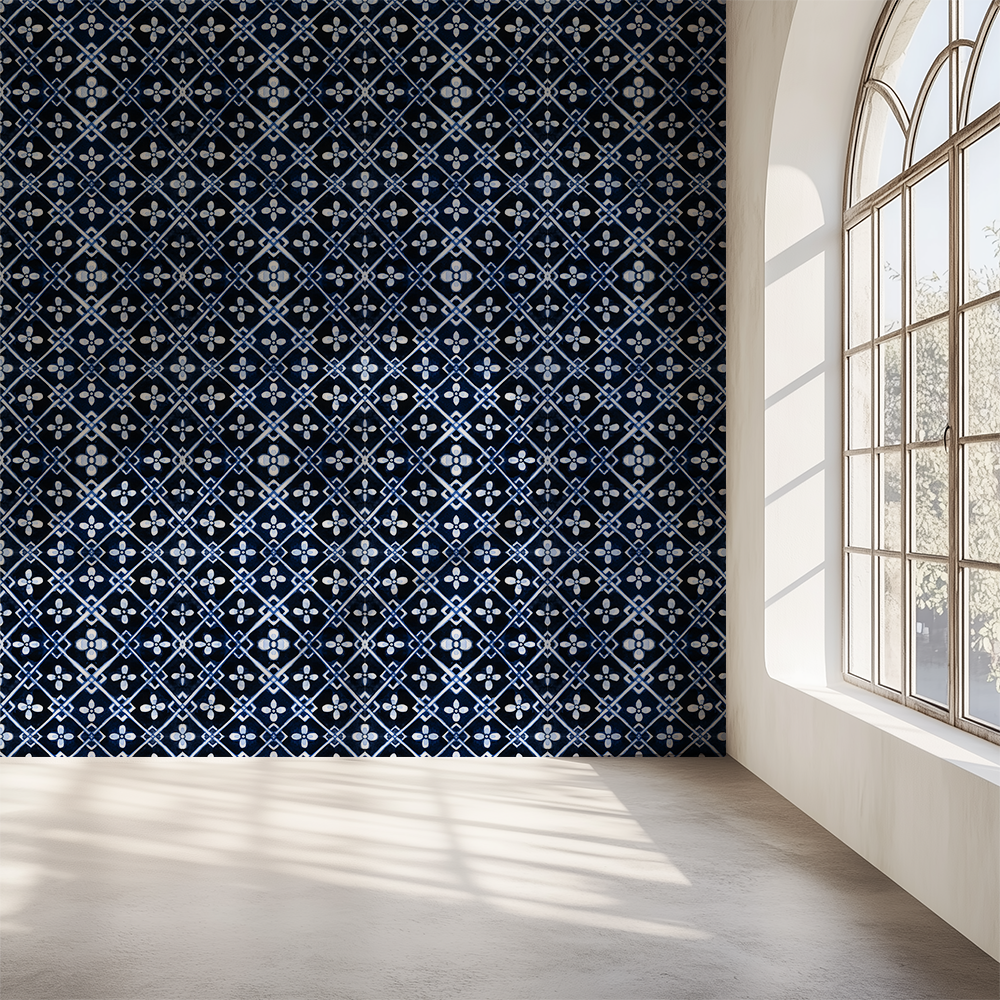 Baroque Luxe Midnight Wallpaper