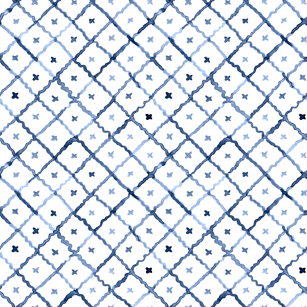 Baroque Luxe Blue Dianne Wallpaper
