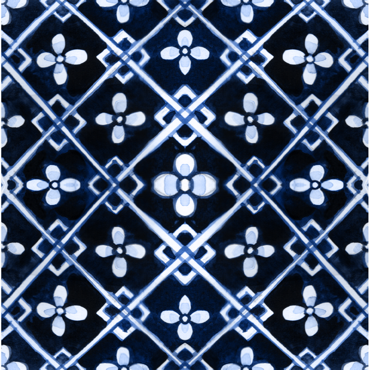 Baroque Luxe Midnight Wallpaper