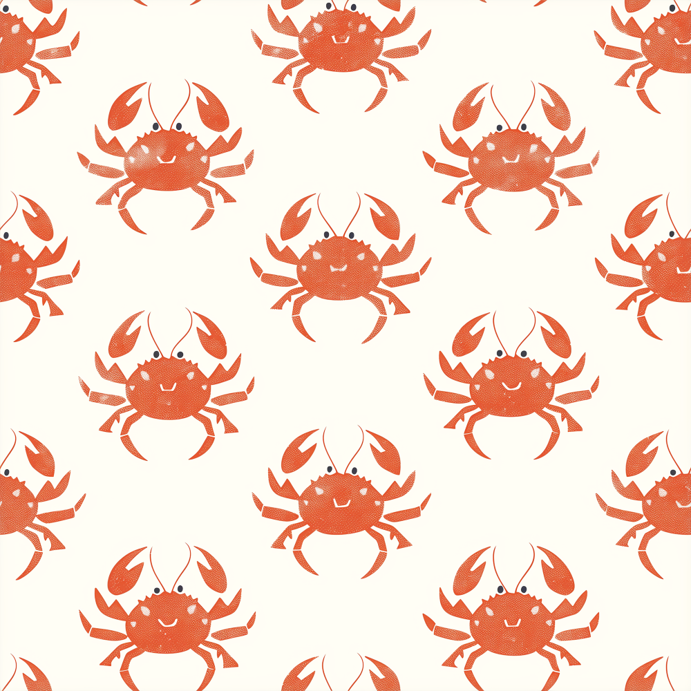 Coastal Cape Cod Crabs Wallpaper