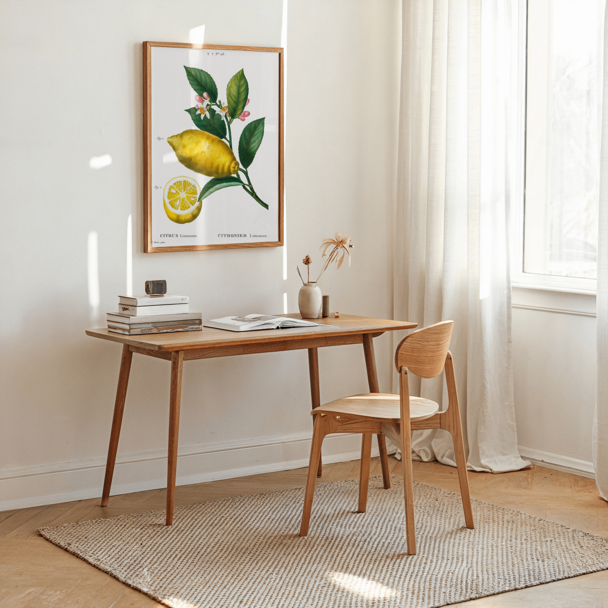 Citrus Limonium Art Print