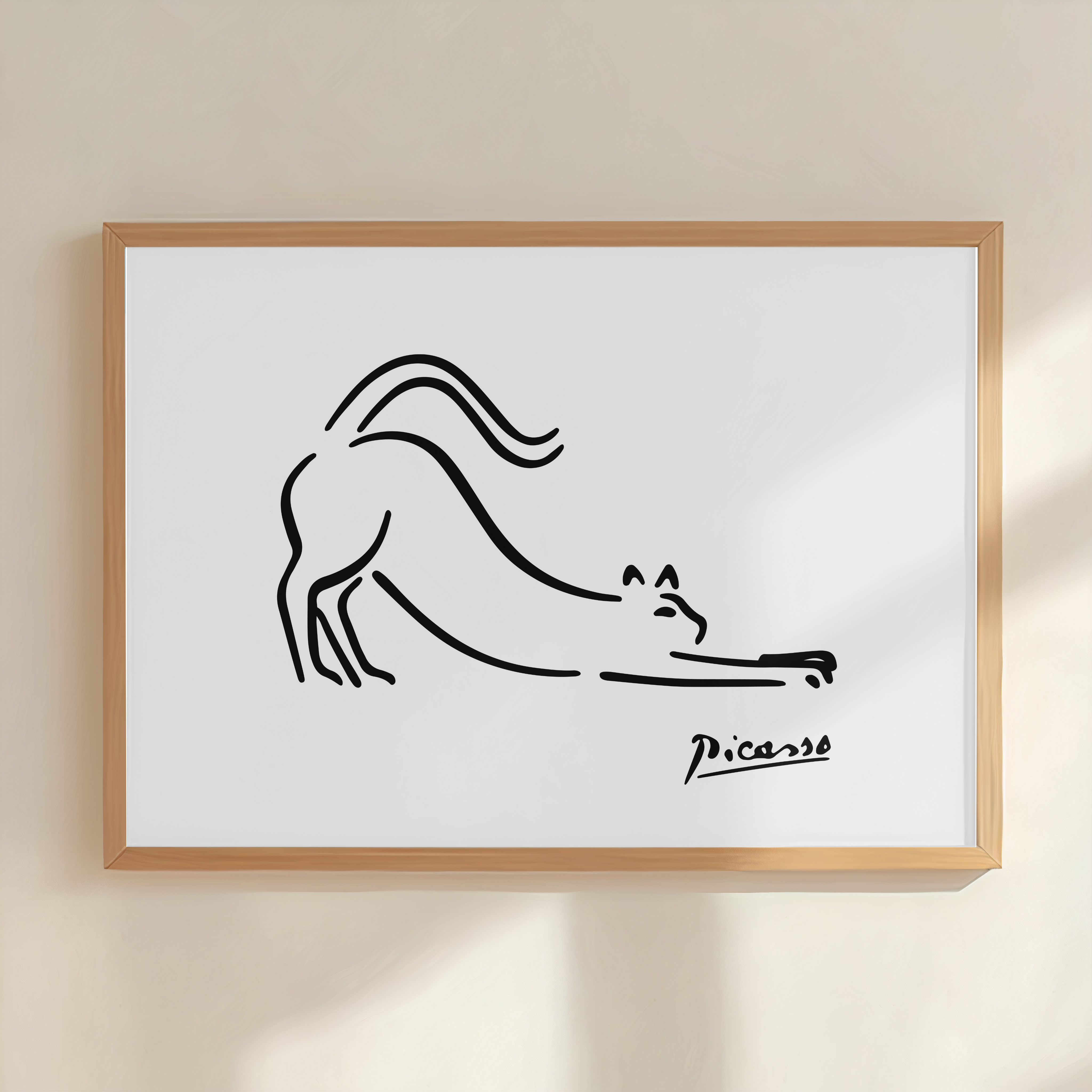 Picasso: Line Drawing Illustration II Art Print