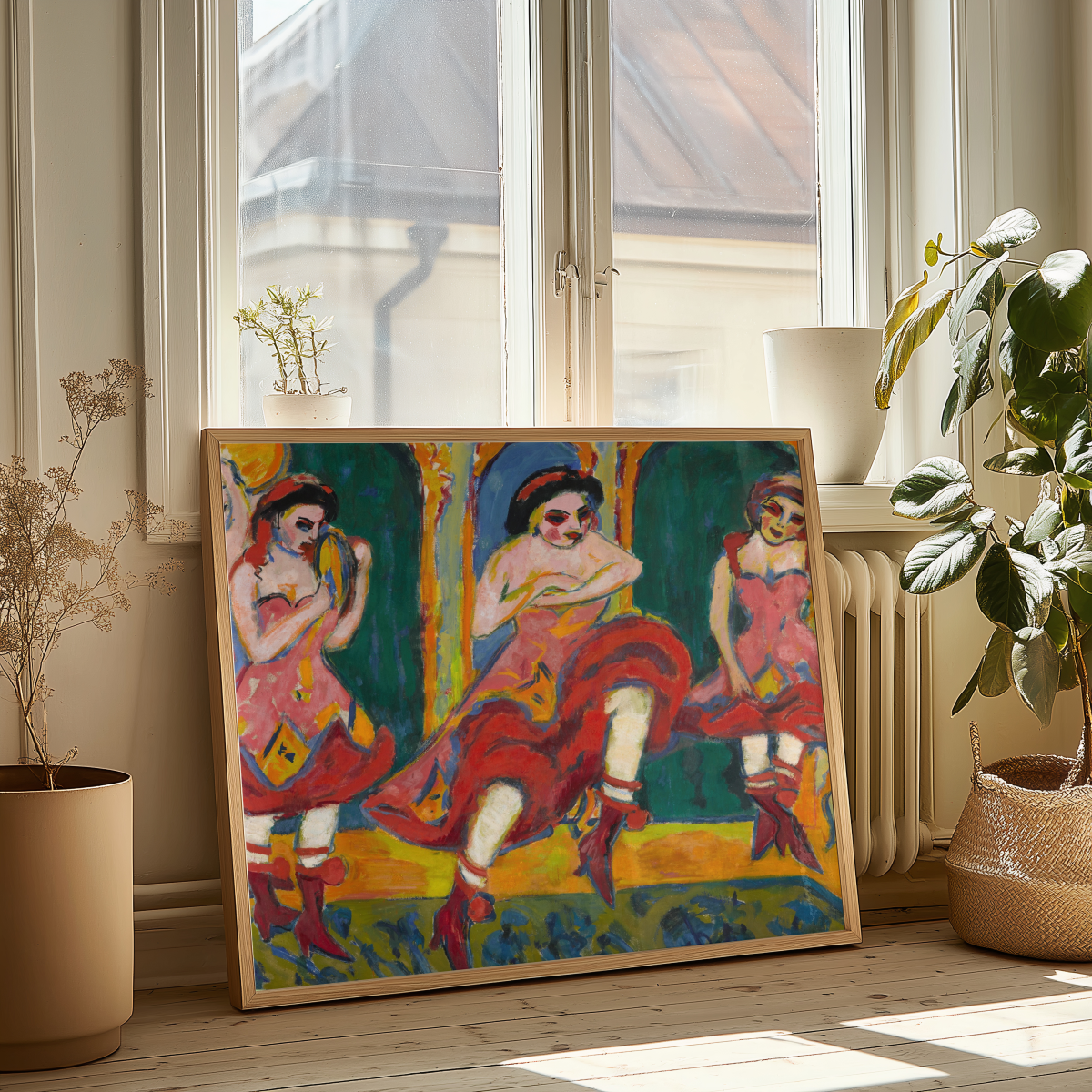 Ernst Ludwig Kirchner "Czardas dancers" Art Print